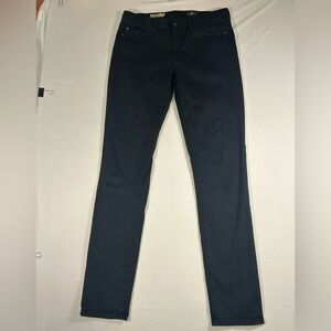 AG Adriano Goldschmied Jeans Womens 27R Black The Prima Mid-Rise Cigarette Pants